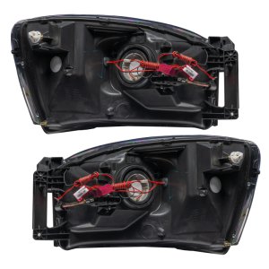 Dodge Ram Headlight Assembly - ORACLE Lighting - ColorSHIFT SMD without Controller - Black - `07-`08